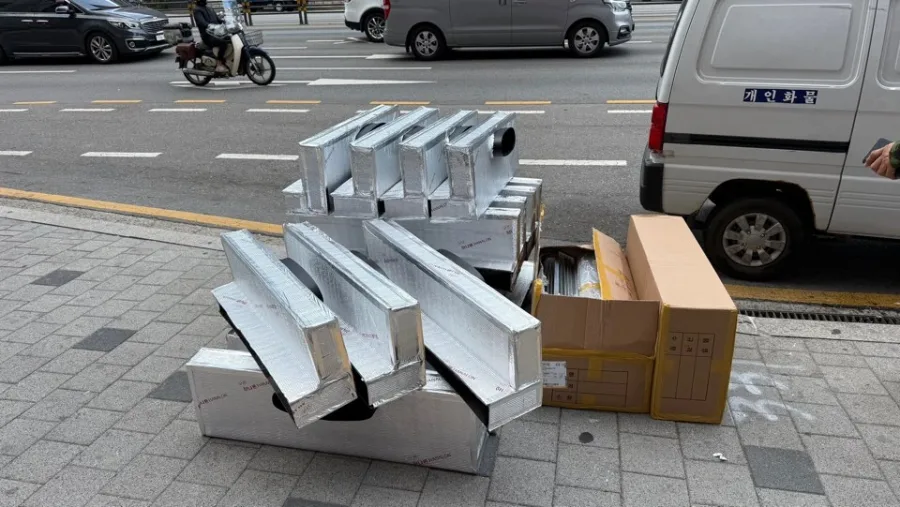 성수 덕트·환기배관 시공 현장 사진 3