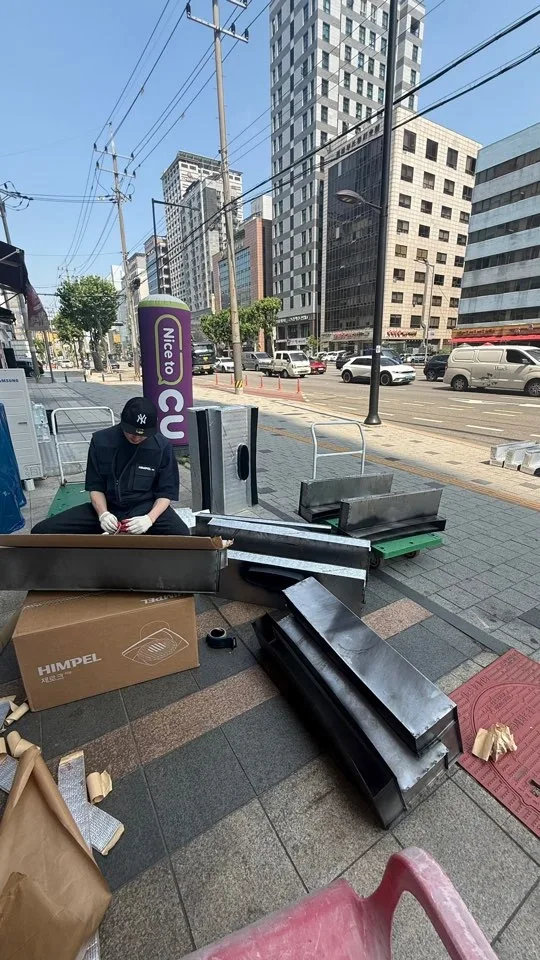 인천송도 전열교환기 설치 현장 사진 2
