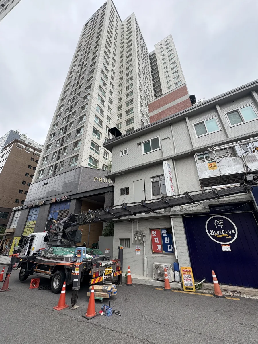 광화문 플렉시블덕트 시공 현장 사진 5